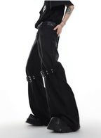 ArguE CulturE Buckle Flared Trousers - COPPING THREADS - ArguE CulturE