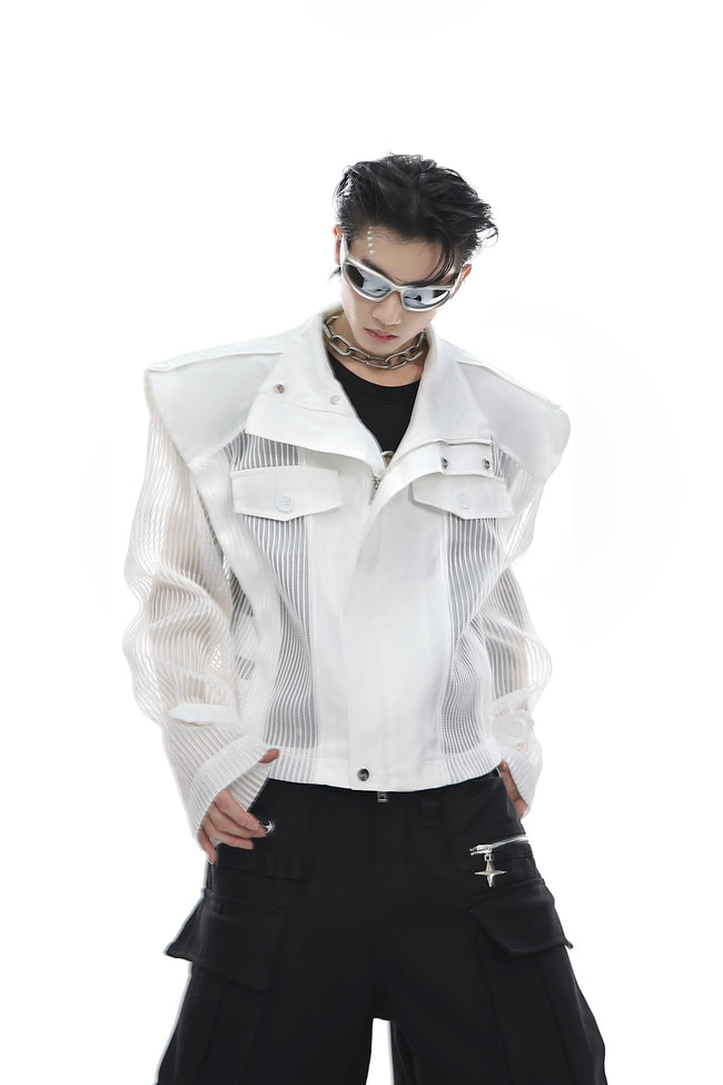 ArguE CulturE Deconstructed Mesh Panel Jacket Main Image
