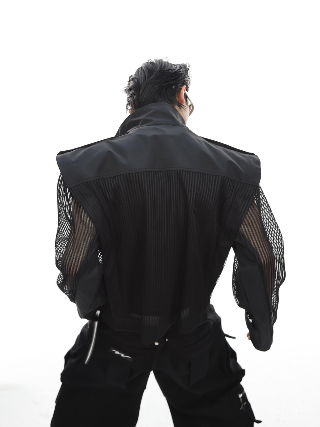 ArguE CulturE Deconstructed Mesh Panel Jacket - COPPING THREADS - ArguE CulturE