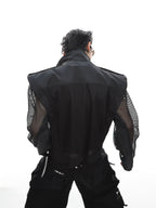ArguE CulturE Deconstructed Mesh Panel Jacket - COPPING THREADS - ArguE CulturE