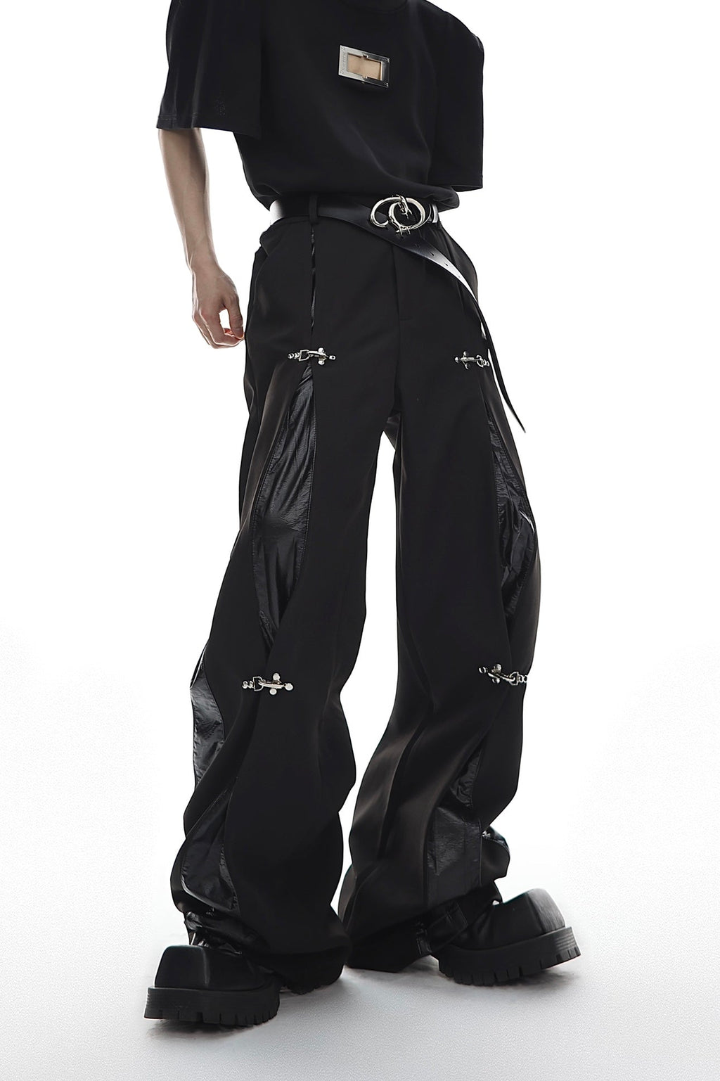 ArguE CulturE Deconstructed Metal Aircraft Buckle Trouser - COPPING THREADS - ArguE CulturE