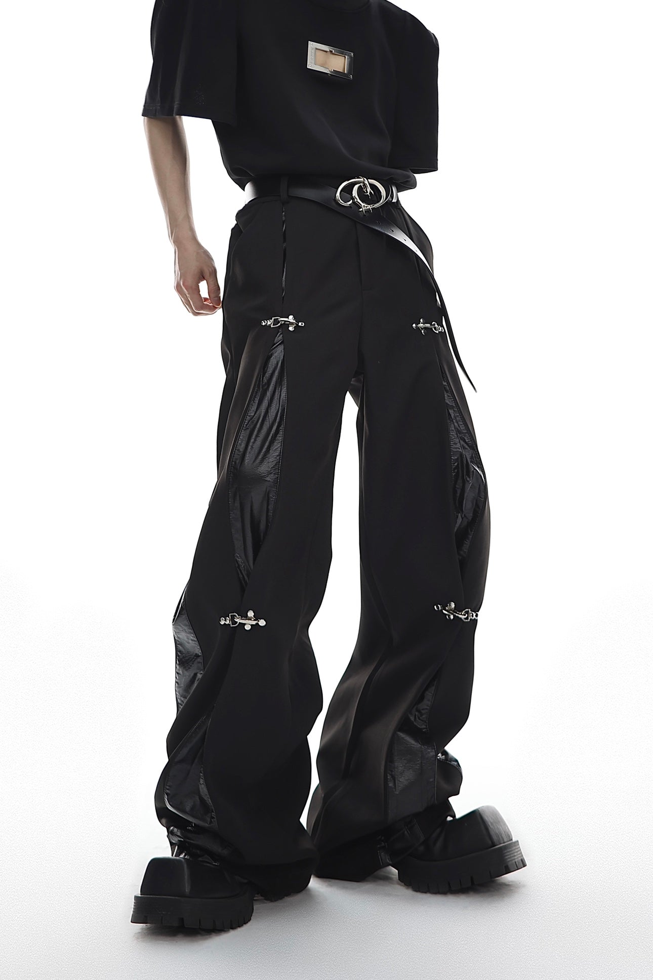 ArguE CulturE Deconstructed Metal Aircraft Buckle Trouser - COPPING THREADS - ArguE CulturE