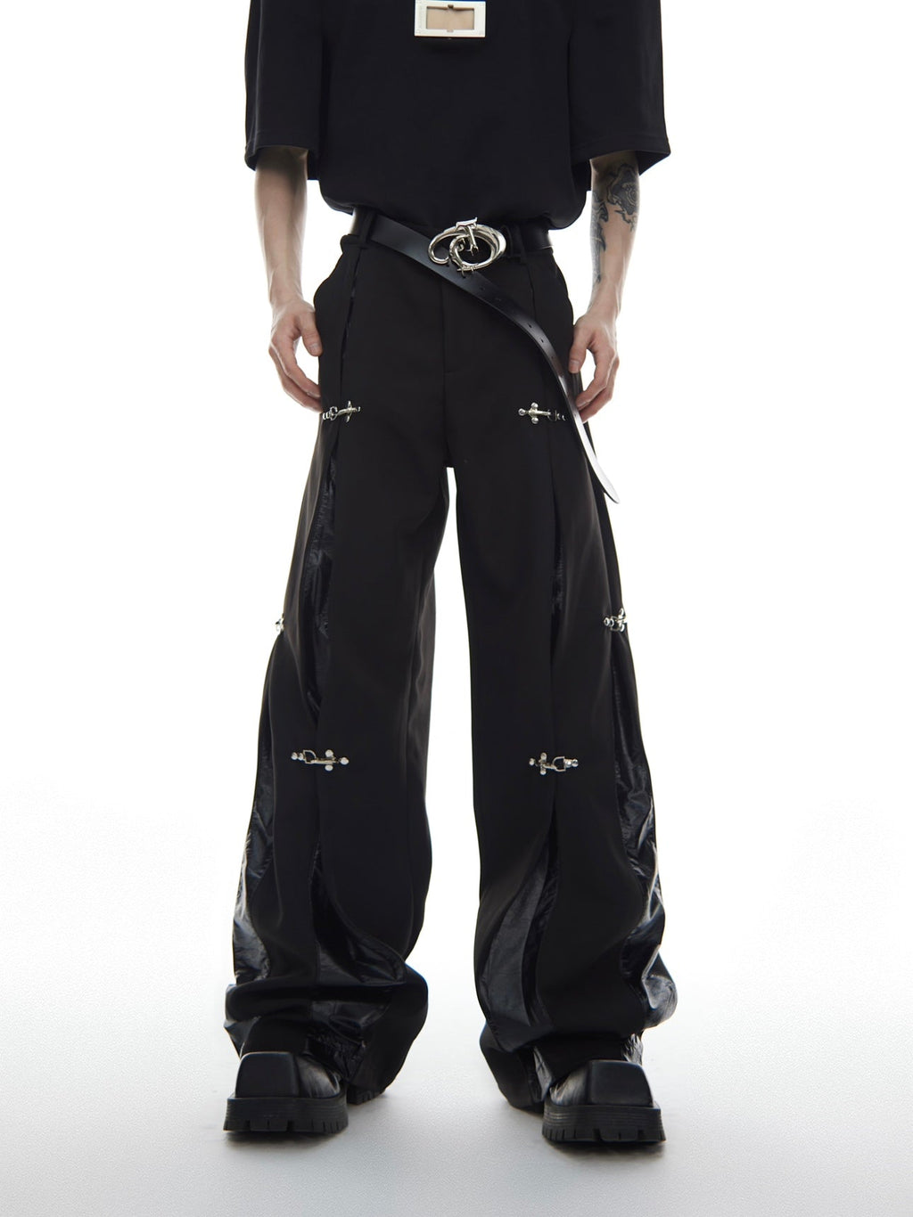 ArguE CulturE Deconstructed Metal Aircraft Buckle Trouser - COPPING THREADS - ArguE CulturE
