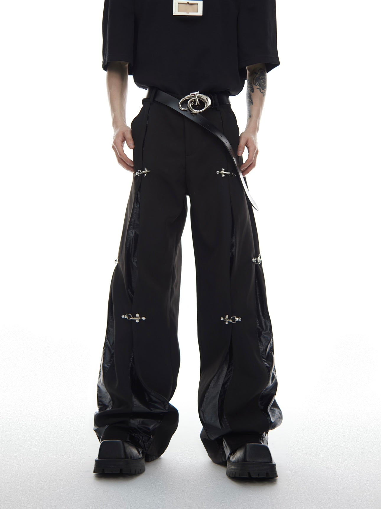 ArguE CulturE Deconstructed Metal Aircraft Buckle Trouser - COPPING THREADS - ArguE CulturE