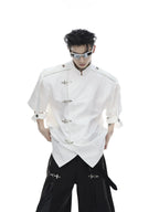 ArguE CulturE Deconstructed Metal Button Cut Jacket - COPPING THREADS - ArguE CulturE