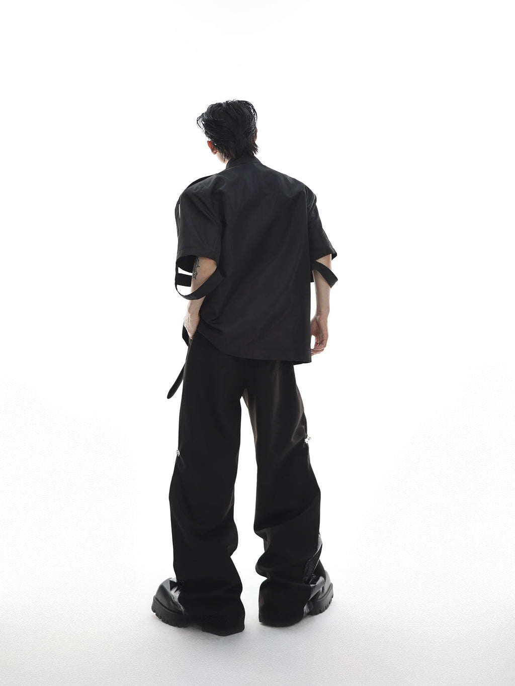 ArguE CulturE Deconstructed Metal Button Cut Jacket - COPPING THREADS - ArguE CulturE