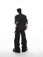 ArguE CulturE Deconstructed Metal Button Cut Jacket - COPPING THREADS - ArguE CulturE