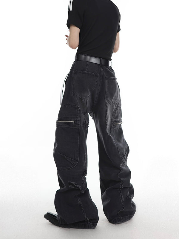 ArguE CulturE Deconstructed Pocket Distressed Vintage Denim - COPPING THREADS - ArguE CulturE