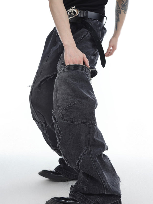 ArguE CulturE Deconstructed Pocket Distressed Vintage Denim - COPPING THREADS - ArguE CulturE