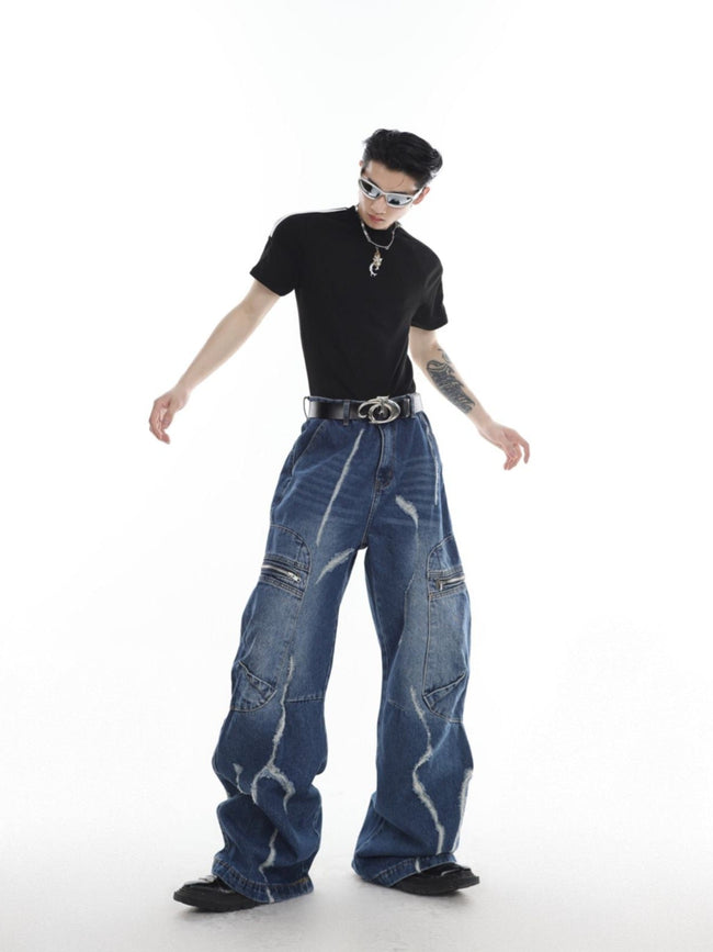 ArguE CulturE Deconstructed Pocket Distressed Vintage Denim Main Image
