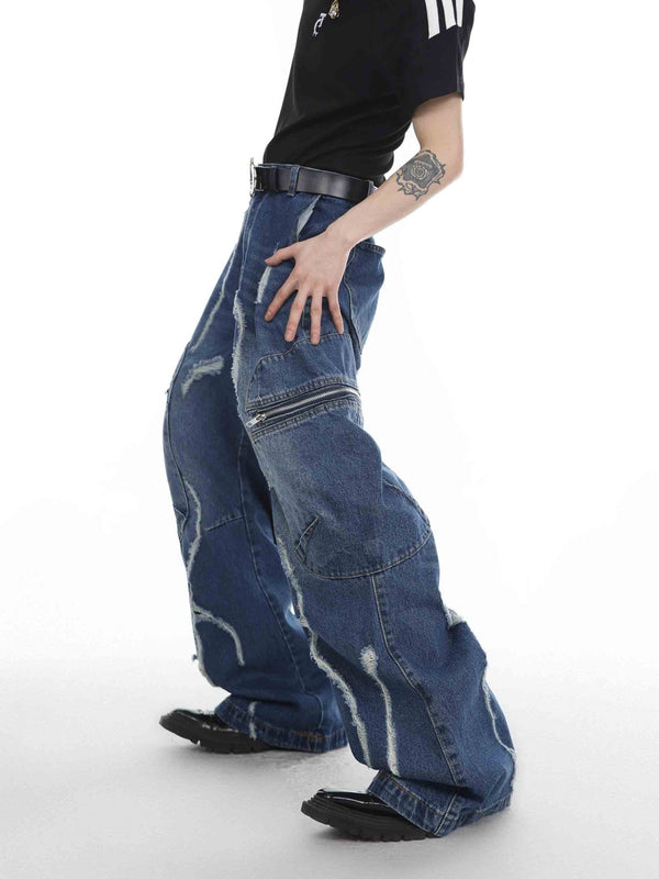ArguE CulturE Deconstructed Pocket Distressed Vintage Denim - COPPING THREADS - ArguE CulturE