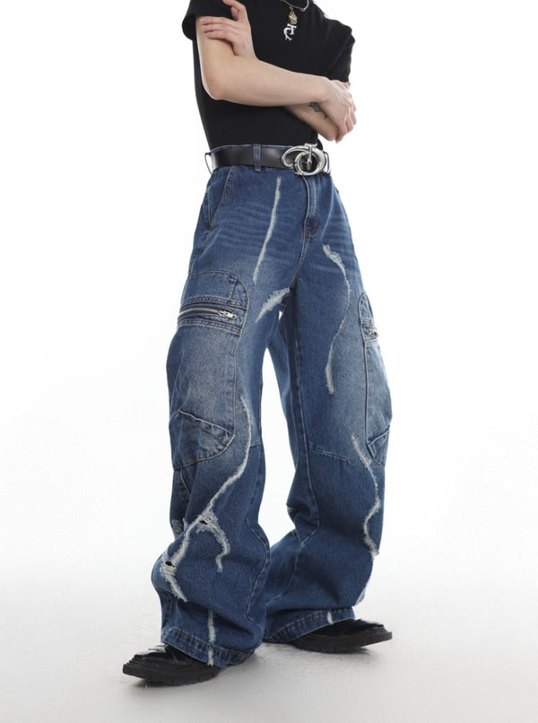 ArguE CulturE Deconstructed Pocket Distressed Vintage Denim - COPPING THREADS - ArguE CulturE