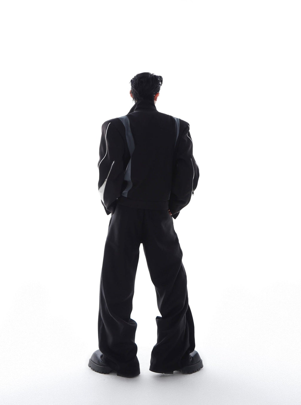 ArguE CulturE Deconstructed PU Patchwork Jacket - COPPING THREADS - ArguE CulturE