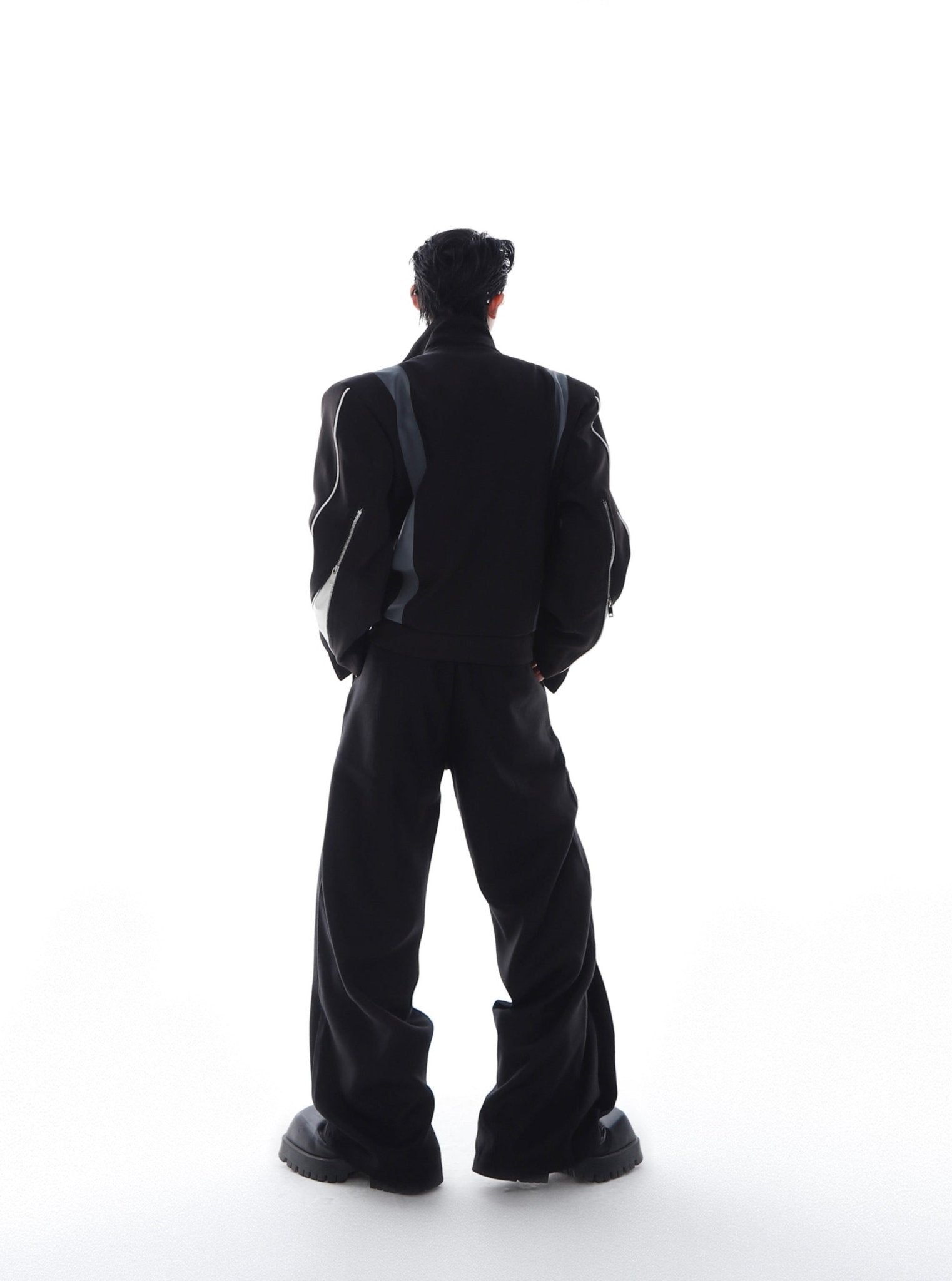 ArguE CulturE Deconstructed PU Patchwork Jacket - COPPING THREADS - ArguE CulturE