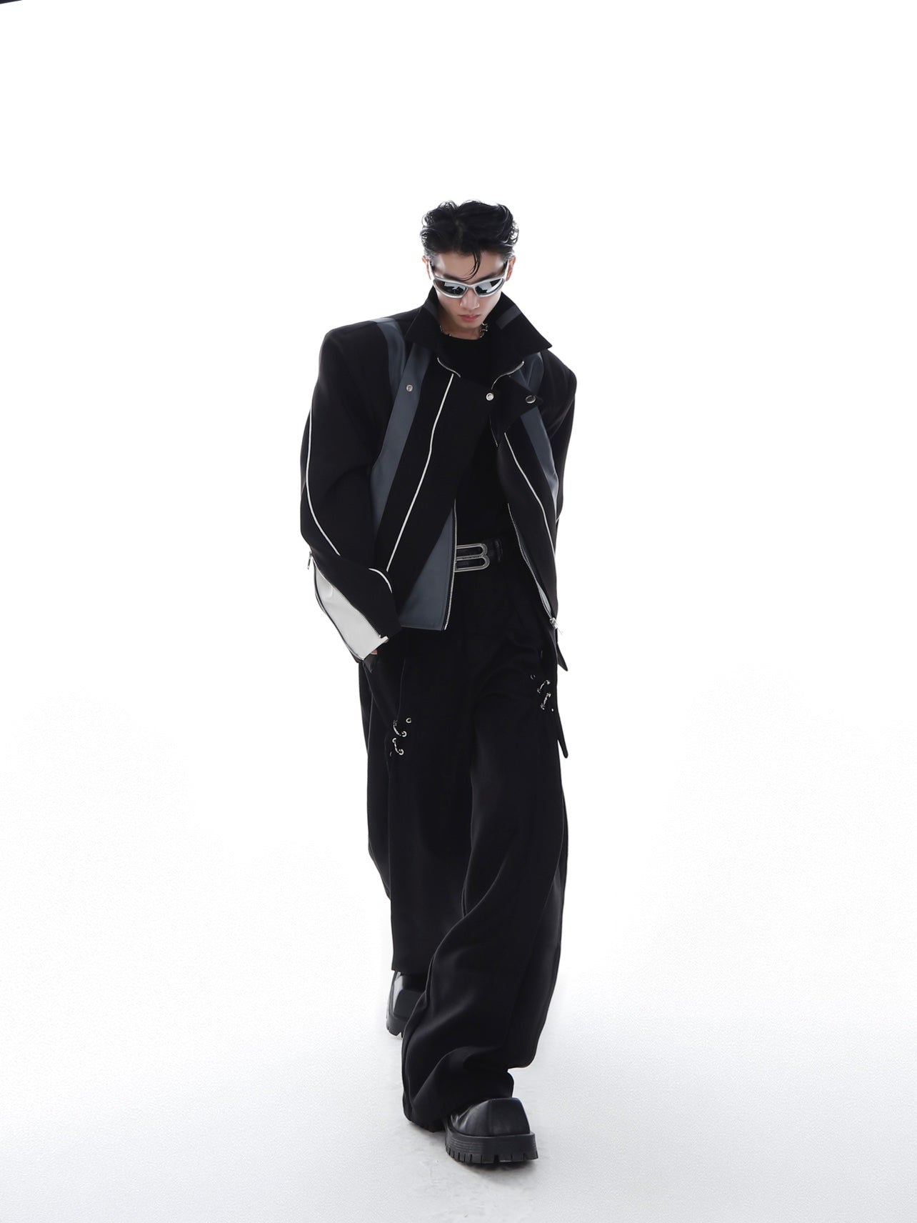 ArguE CulturE Deconstructed PU Patchwork Jacket - COPPING THREADS - ArguE CulturE