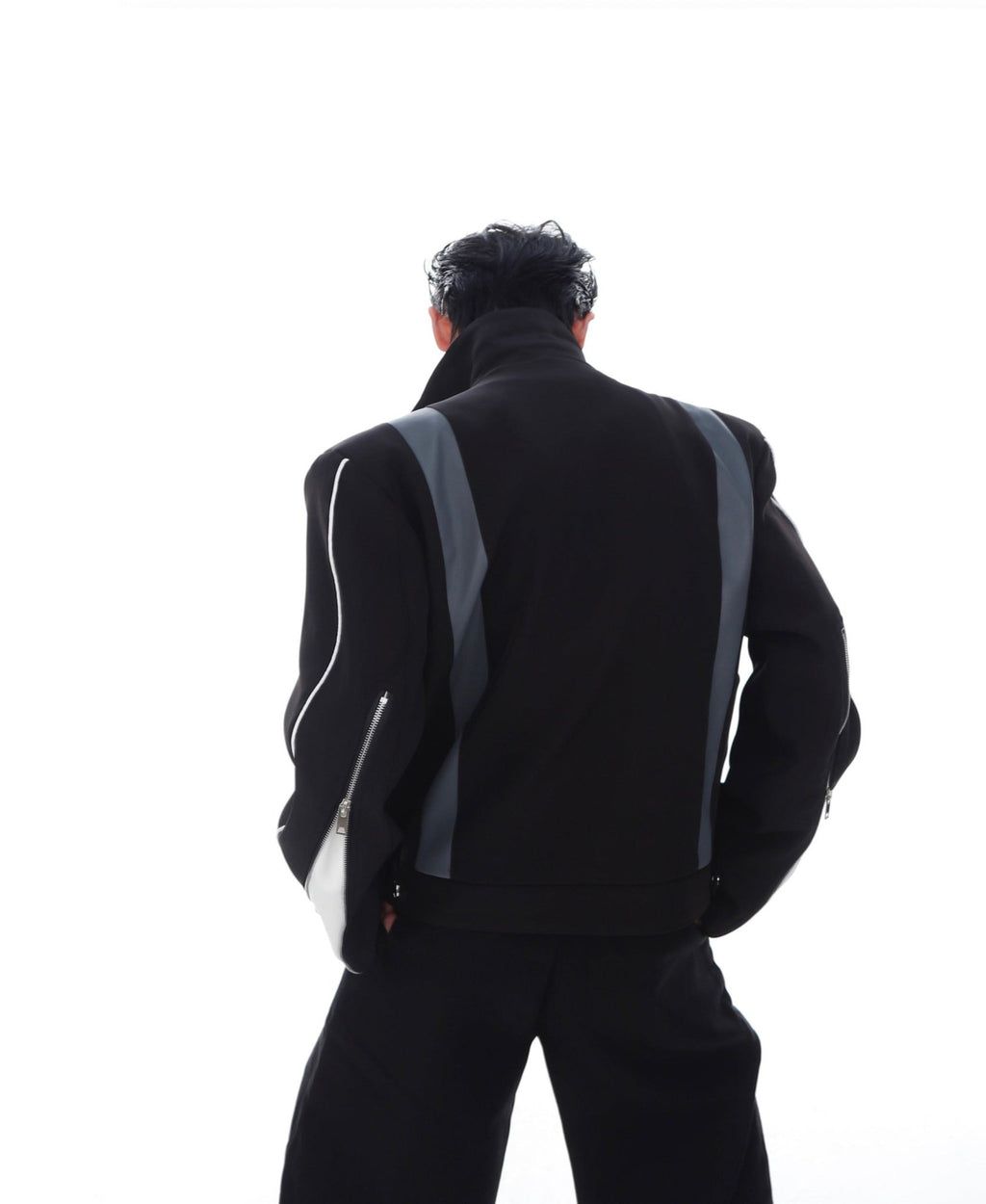 ArguE CulturE Deconstructed PU Patchwork Jacket - COPPING THREADS - ArguE CulturE