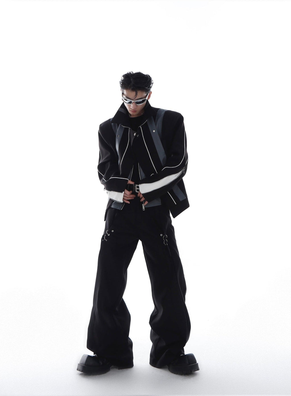 ArguE CulturE Deconstructed PU Patchwork Jacket - COPPING THREADS - ArguE CulturE