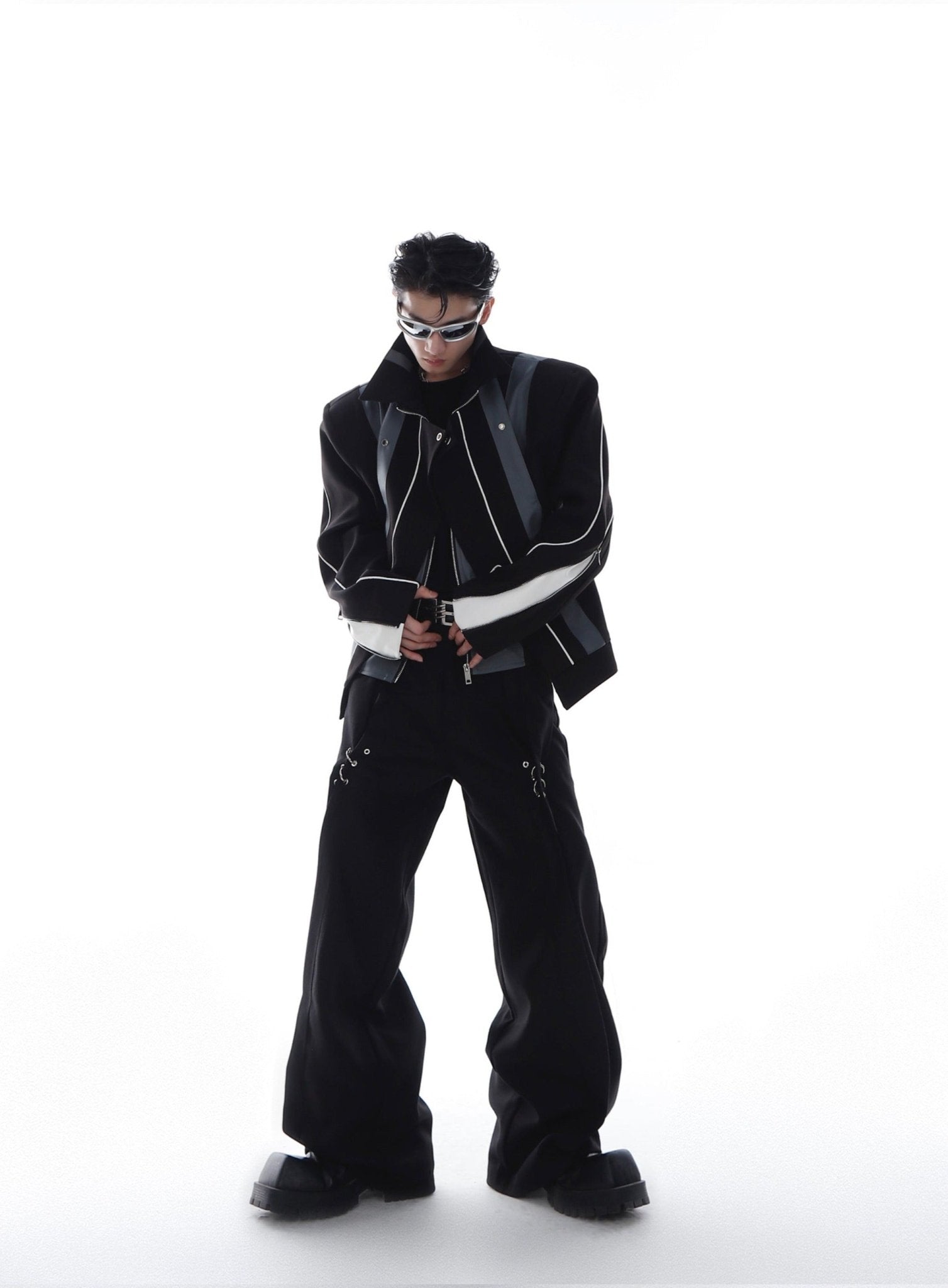 ArguE CulturE Deconstructed PU Patchwork Jacket - COPPING THREADS - ArguE CulturE