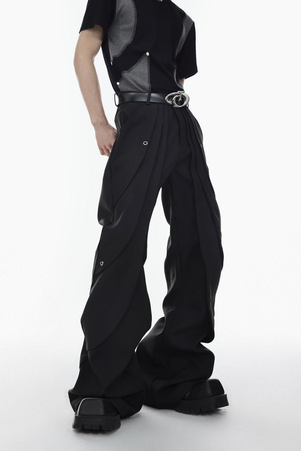 ArguE CulturE Deconstructed Slim Flared Trouser White - COPPING THREADS - ArguE CulturE
