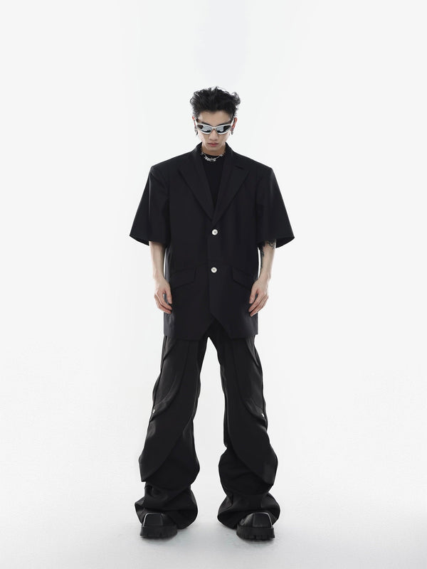 ArguE CulturE Deconstructed Slim Flared Trouser White - COPPING THREADS - ArguE CulturE