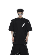ArguE CulturE Deconstructed Split Patchwork Tee - COPPING THREADS - ArguE CulturE
