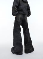 ArguE CulturE Distressed Metal Button Denim - COPPING THREADS - ArguE CulturE