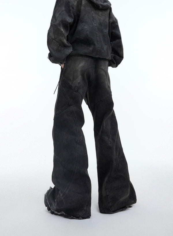 ArguE CulturE Distressed Metal Button Denim - COPPING THREADS - ArguE CulturE