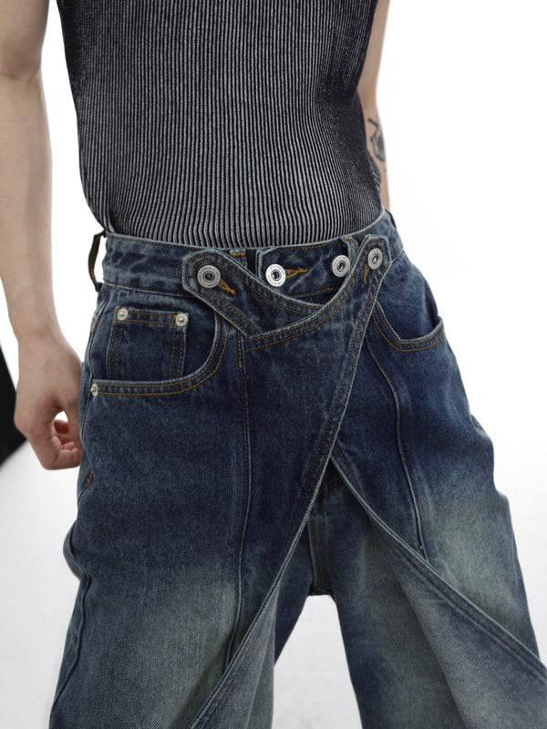 ArguE CulturE Distressed Washed Denim - COPPING THREADS - ArguE CulturE