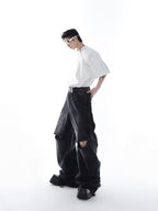 ArguE CulturE Gradient Distressed Denim - COPPING THREADS - ArguE CulturE