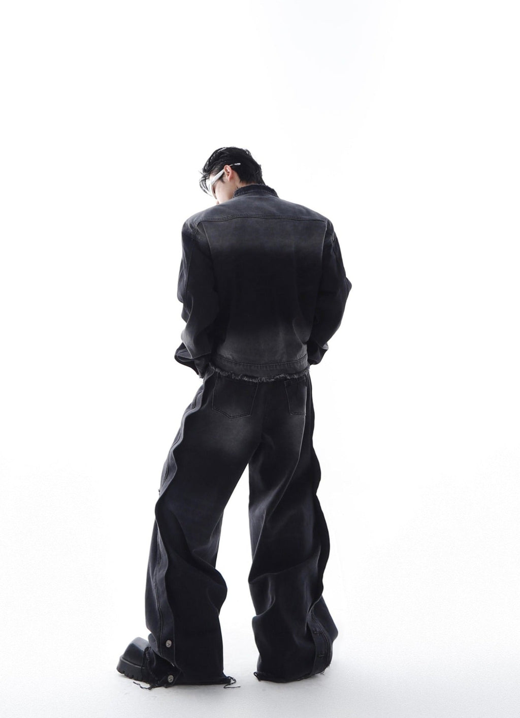 ArguE CulturE Gradient Distressed Denim - COPPING THREADS - ArguE CulturE