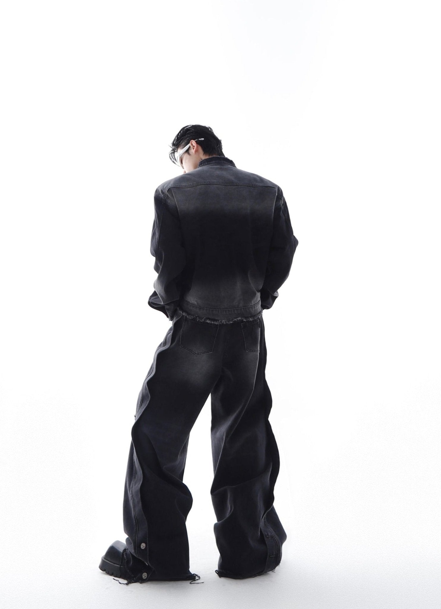 ArguE CulturE Gradient Distressed Denim - COPPING THREADS - ArguE CulturE