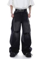 ArguE CulturE Gradient Distressed Denim - COPPING THREADS - ArguE CulturE