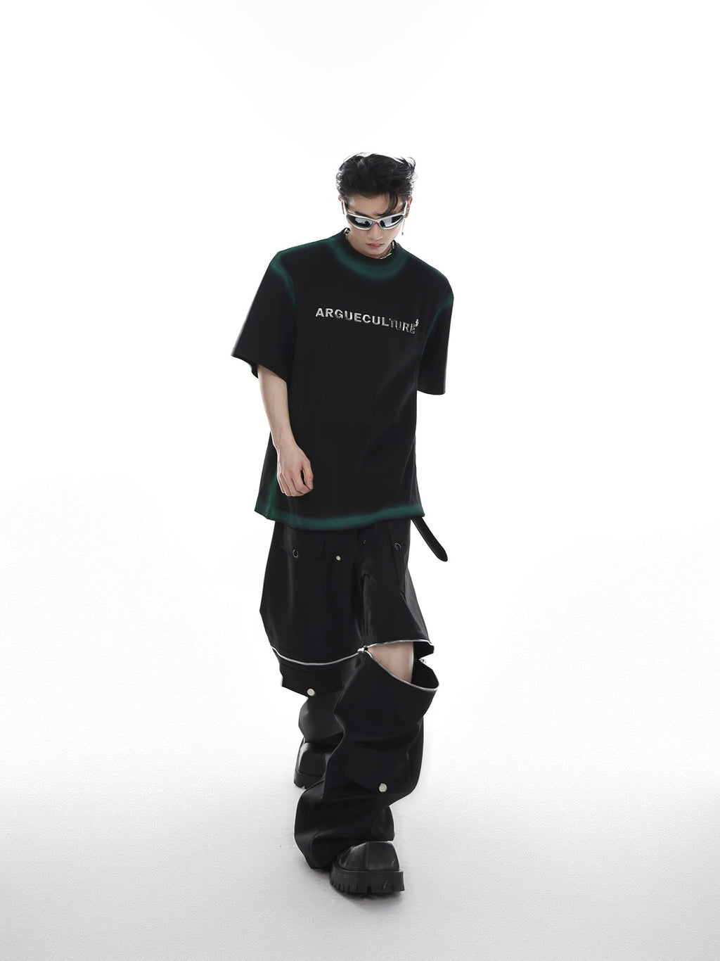 ArguE CulturE Gradient Metal 3D Print Logo Tee - COPPING THREADS - ArguE CulturE