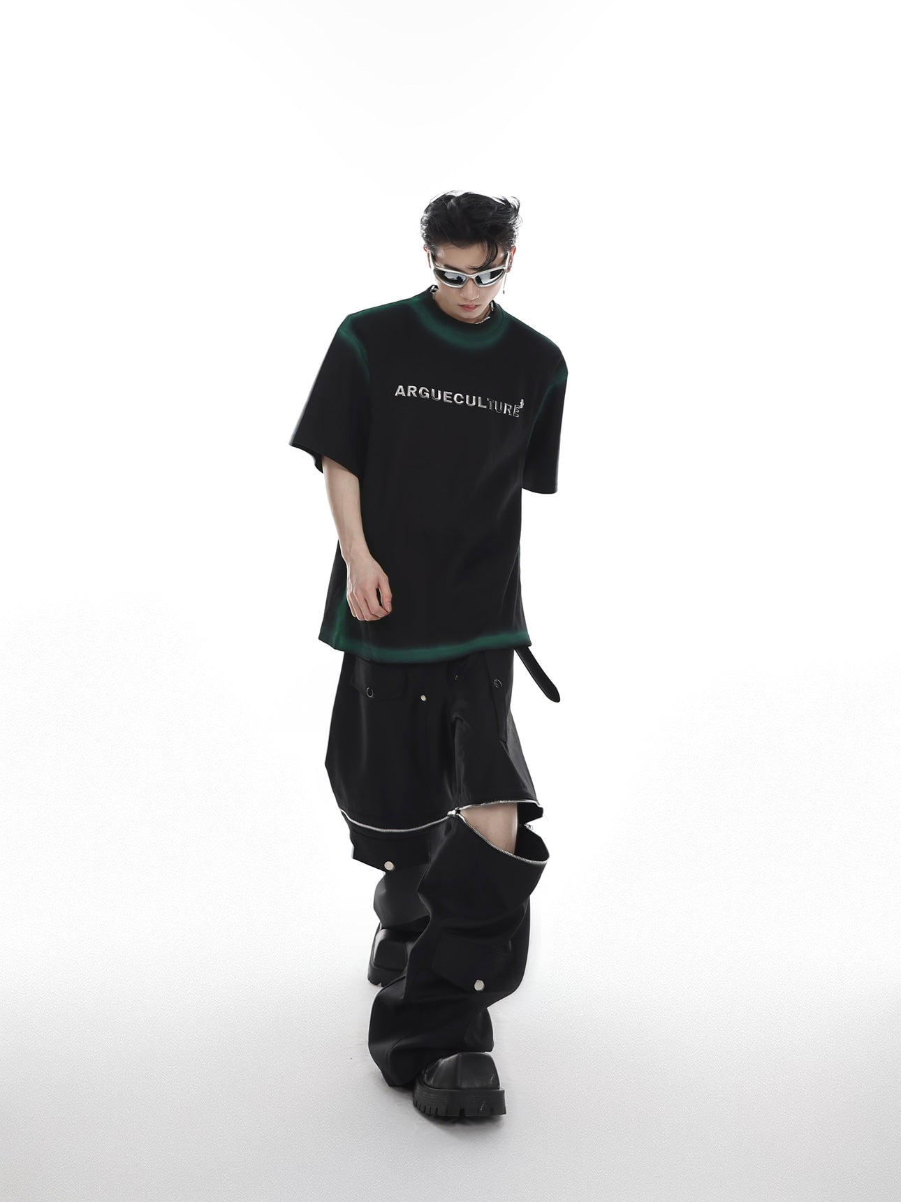 ArguE CulturE Gradient Metal 3D Print Logo Tee - COPPING THREADS - ArguE CulturE