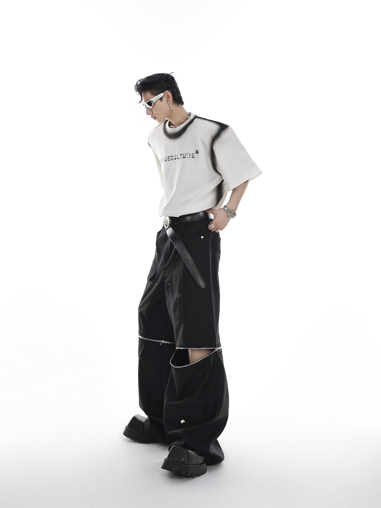 ArguE CulturE Gradient Metal 3D Print Logo Tee - COPPING THREADS - ArguE CulturE