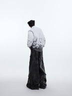 ArguE CulturE Gradient V - neck Knit Sweater - COPPING THREADS - ArguE CulturE