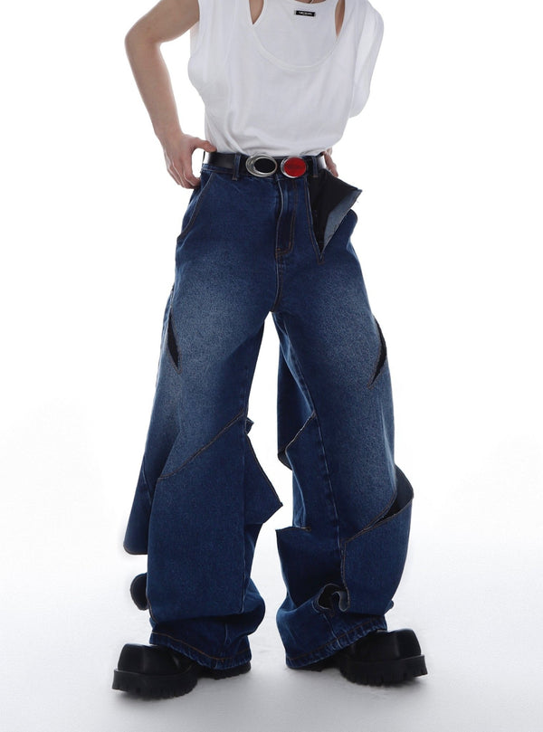 ArguE CulturE Irregular Distressed Deconstructed Denim - COPPING THREADS - ArguE CulturE