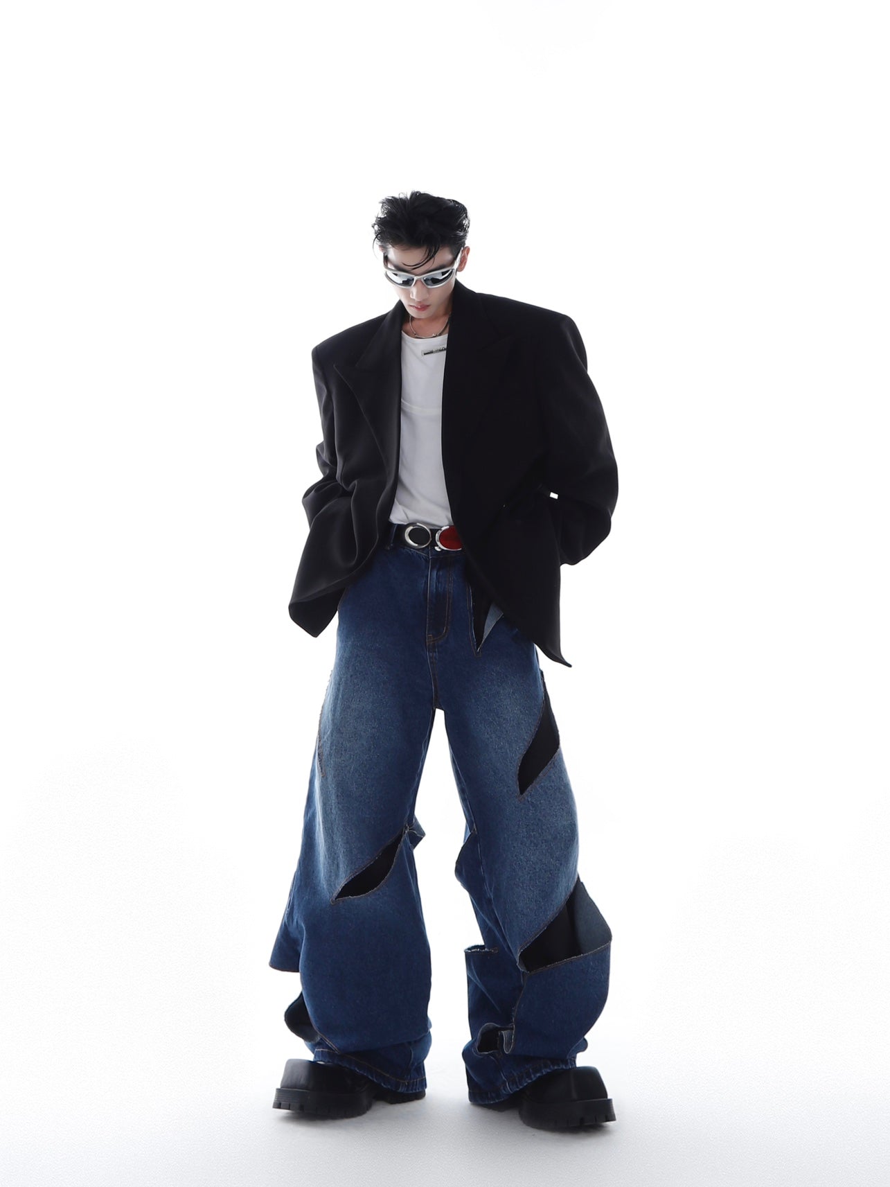 ArguE CulturE Irregular Distressed Deconstructed Denim - COPPING THREADS - ArguE CulturE