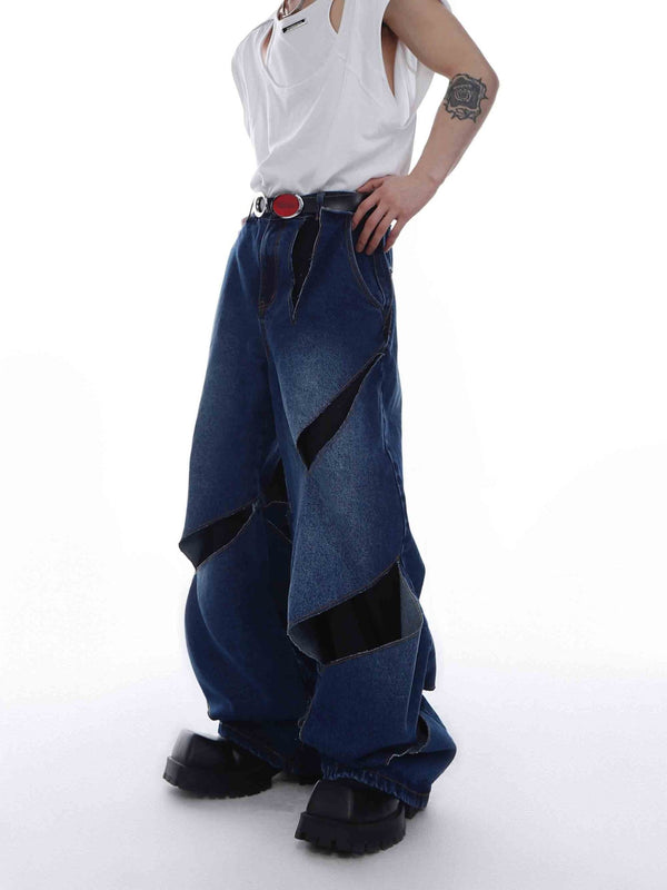 ArguE CulturE Irregular Distressed Deconstructed Denim - COPPING THREADS - ArguE CulturE