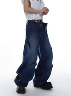 ArguE CulturE Irregular Distressed Deconstructed Denim - COPPING THREADS - ArguE CulturE