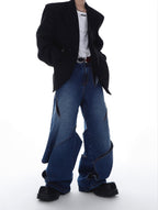 ArguE CulturE Irregular Distressed Deconstructed Denim - COPPING THREADS - ArguE CulturE