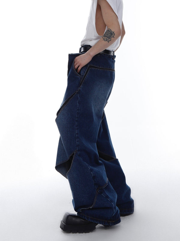 ArguE CulturE Irregular Distressed Deconstructed Denim - COPPING THREADS - ArguE CulturE