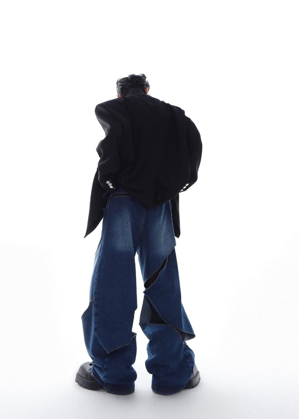 ArguE CulturE Irregular Distressed Deconstructed Denim - COPPING THREADS - ArguE CulturE