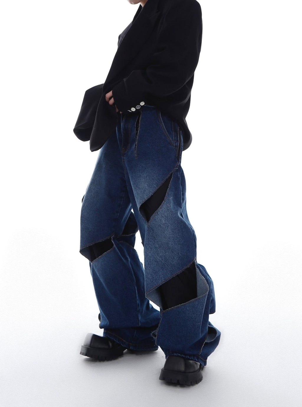 ArguE CulturE Irregular Distressed Deconstructed Denim - COPPING THREADS - ArguE CulturE