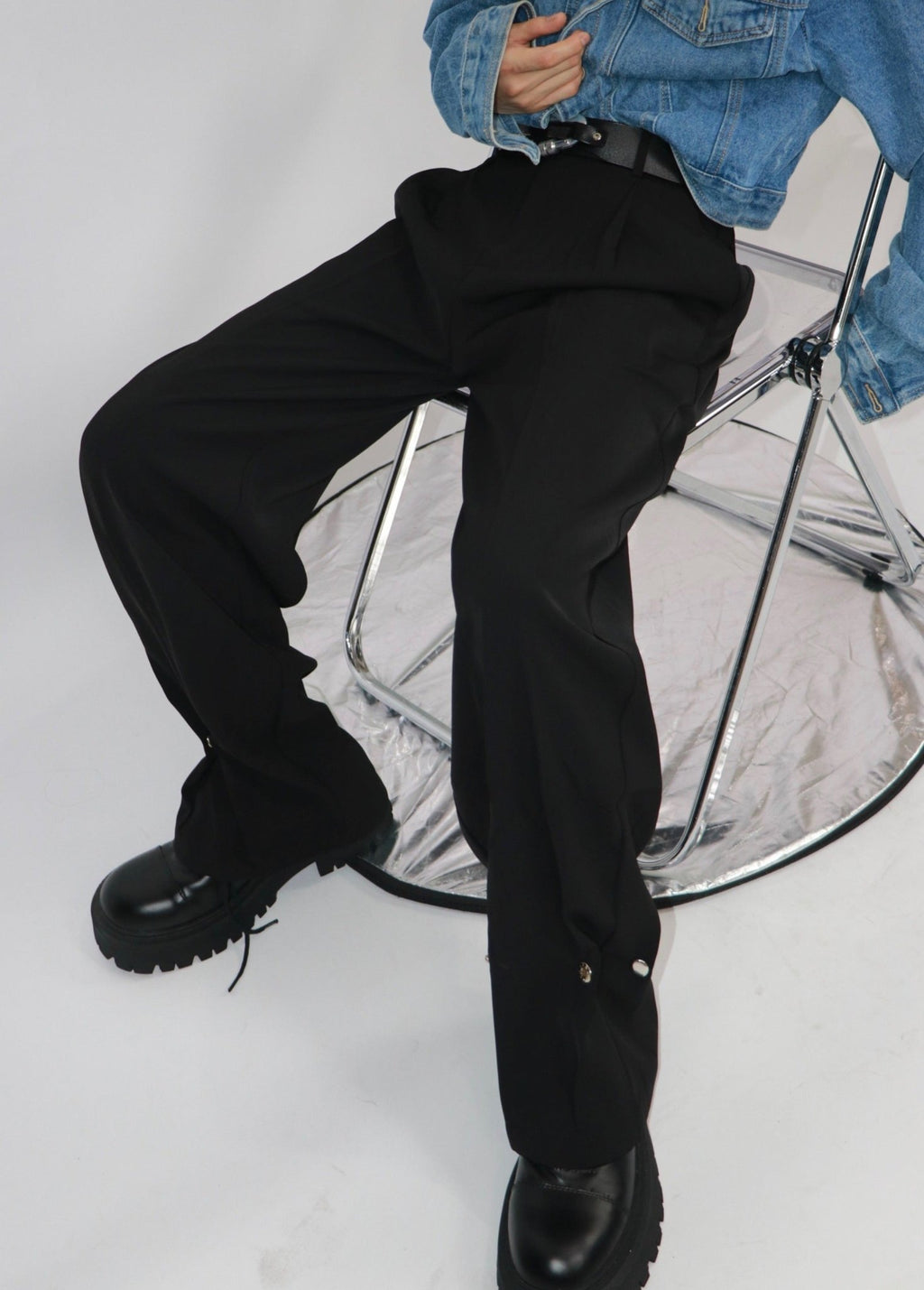 ArguE CulturE Loose Straight Trousers - COPPING THREADS - ArguE CulturE