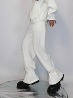 ArguE CulturE Loose Straight Trousers - COPPING THREADS - ArguE CulturE