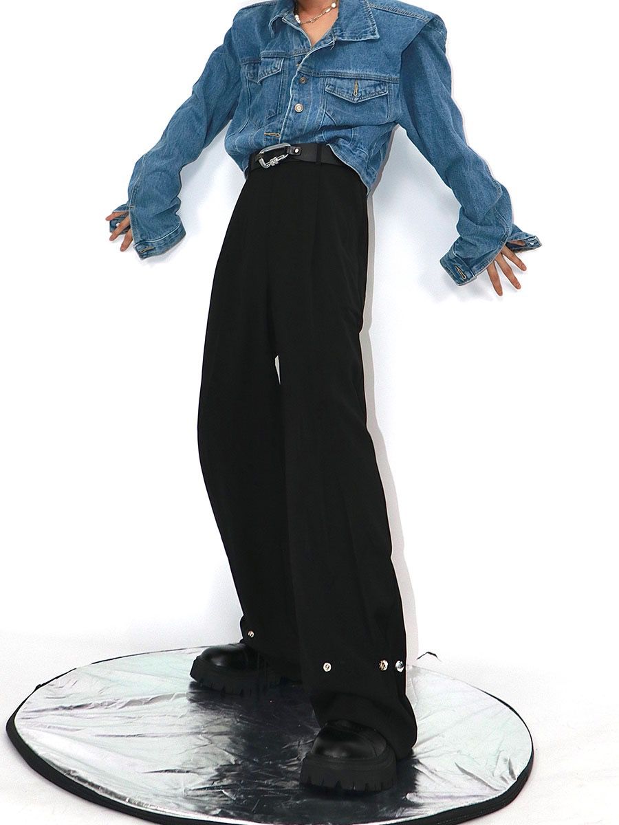 ArguE CulturE Loose Straight Trousers - COPPING THREADS - ArguE CulturE