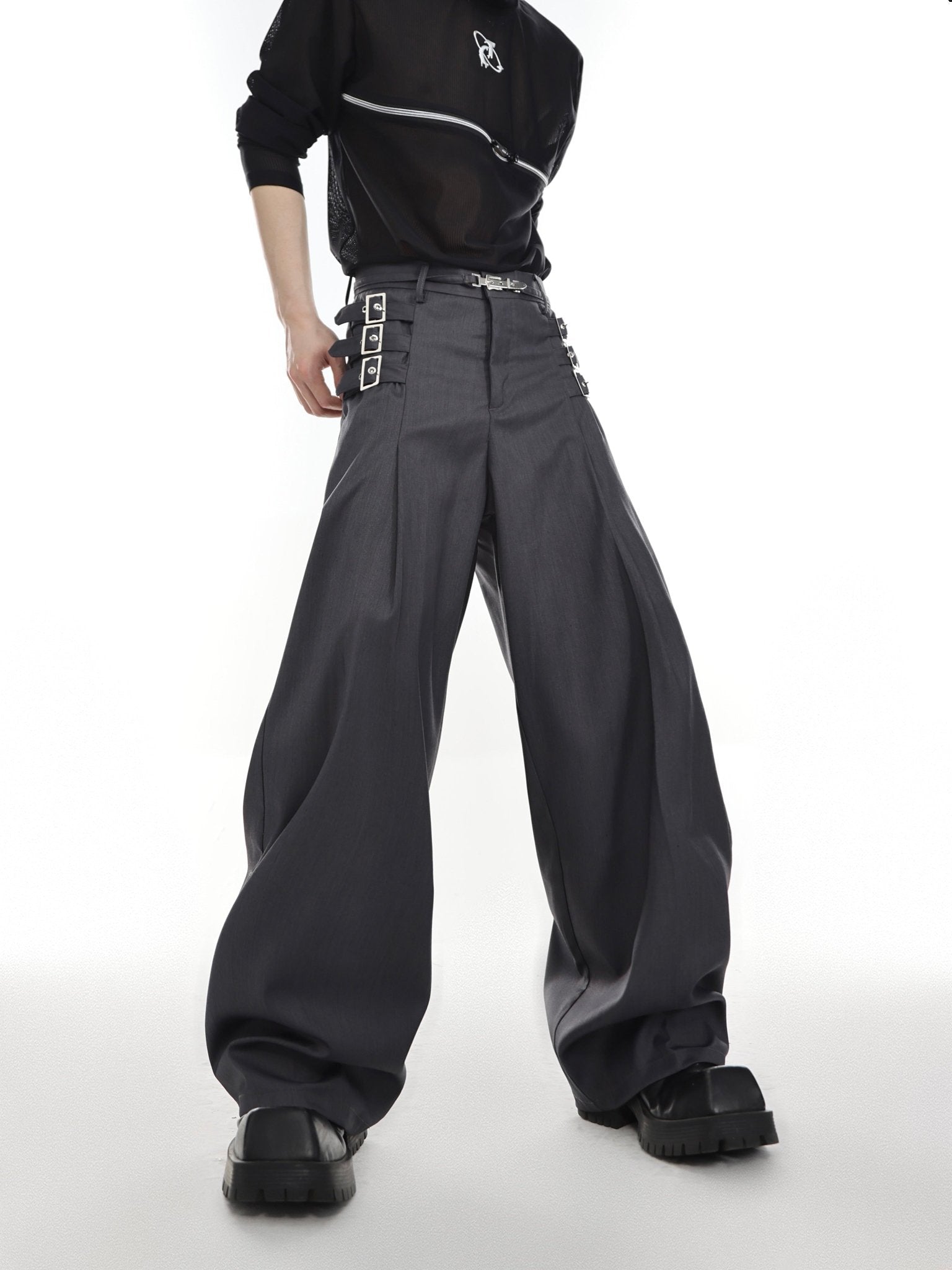 ArguE CulturE Metal Belt Trim Trousers - COPPING THREADS - ArguE CulturE Hauptbild