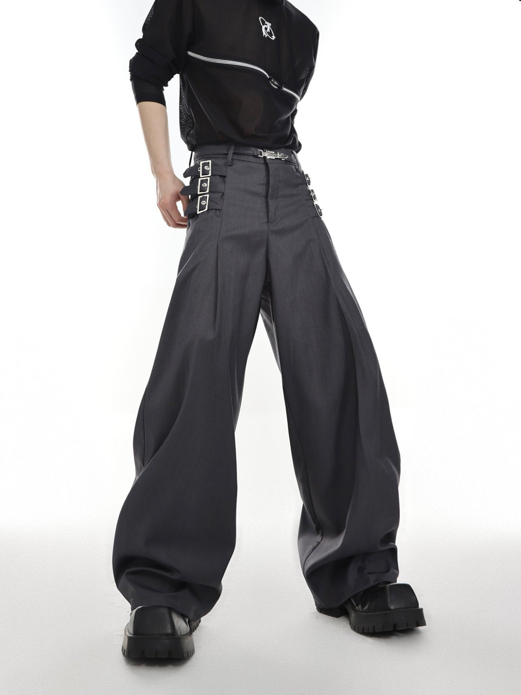 ArguE CulturE Metal Belt Trim Trousers - COPPING THREADS - ArguE CulturE