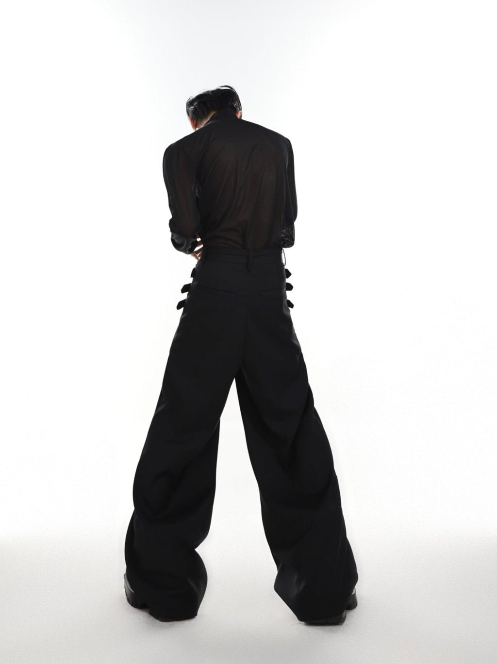 ArguE CulturE Metal Belt Trim Trousers - COPPING THREADS - ArguE CulturE